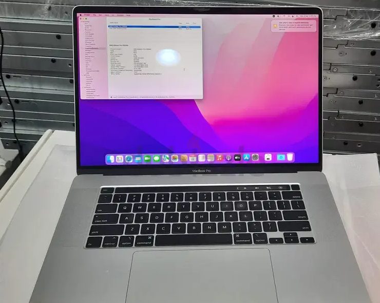 APPLE MACBOOK PRO A2141-8 CORES Core i9 CPU-1 T.B SSD-32 GB RAM-8 GB AMD RADEON PRO 5500M GRAPHIC