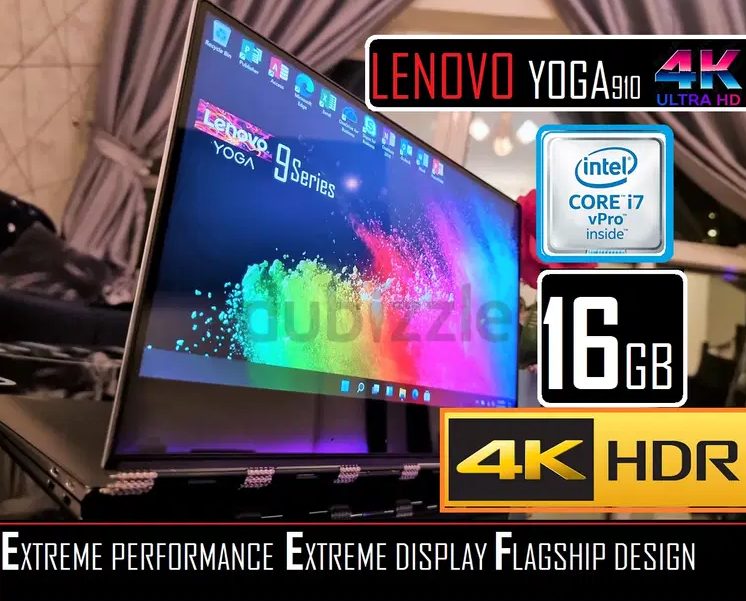 LENOVO ●YOGA 9Series ●4K● Core i7+16GB+NVME-Lighting Fast/Luxurious Design