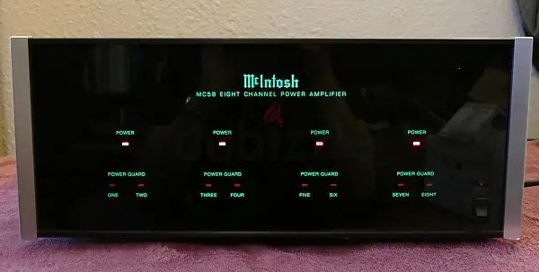 MCINTOSH MC58 MULTICHANNEL AMPLIFIER – 8 CONFIGURABLE CHANNE