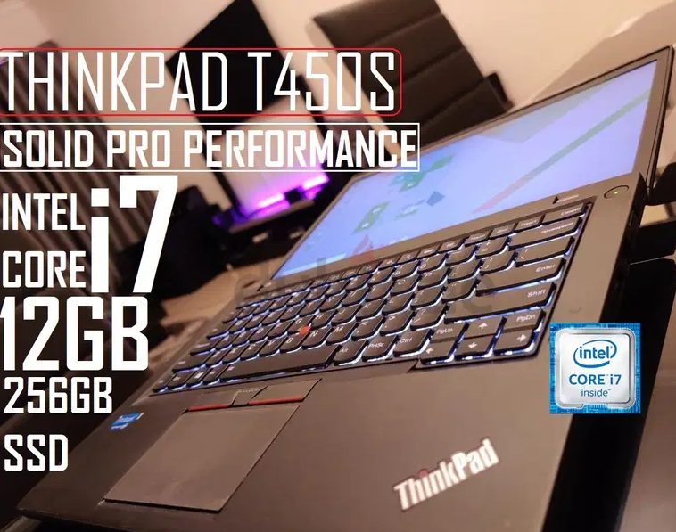 THINKPAD T450S-CORE i7-12GB-256GB SSD-ROCK SOLID PRO ULTRABOOK