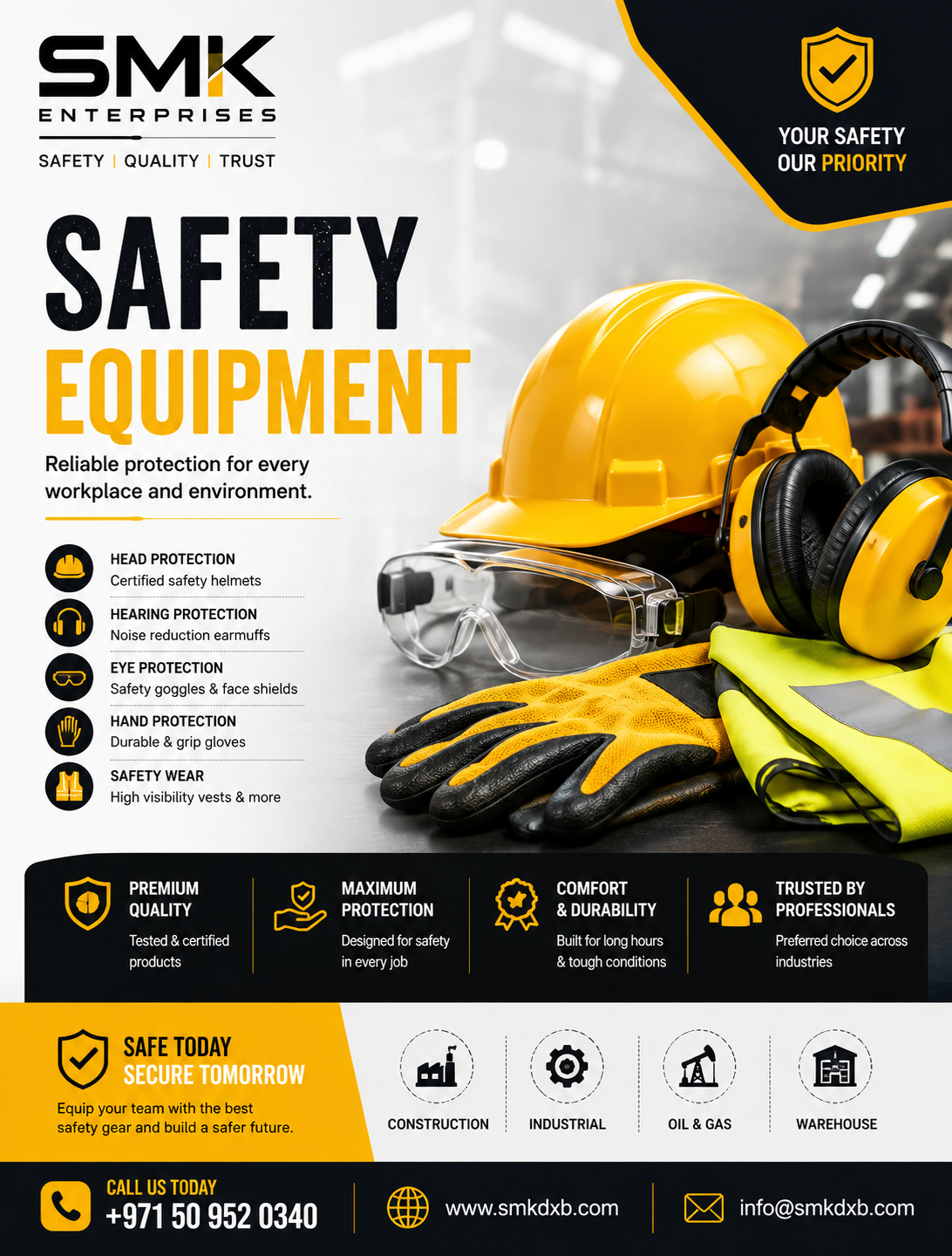 SMK Enterprises | Safety Equipment Supplier in Dubai UAE