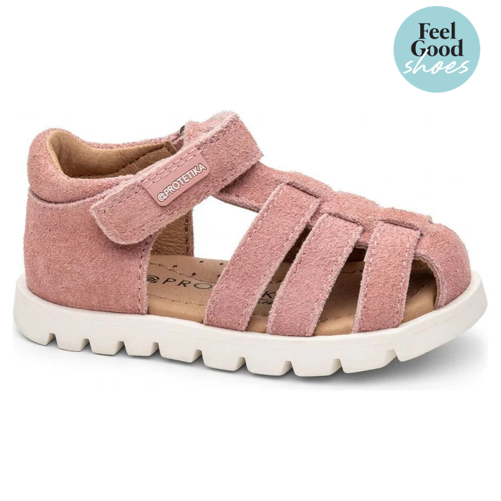 TYRA Pink Toddler Girl Arch Support Sandals for Healthy Foot Development | Feelgoodshoes
