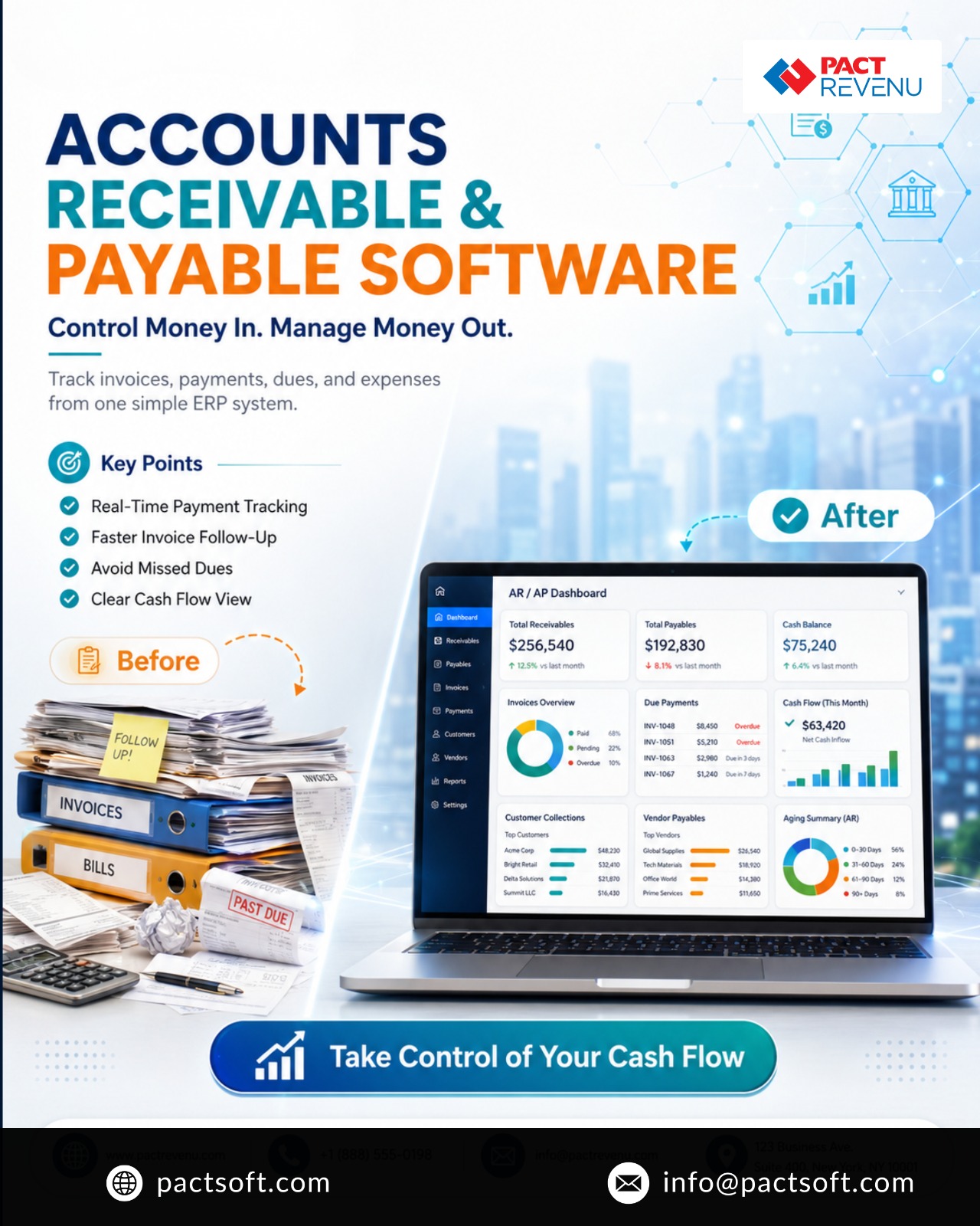 PACT REVENU - Accounts Receivable & Payable Software for UAE Companies