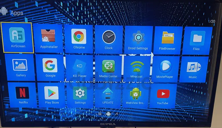 29 inch tv including droidstick and wall bracket