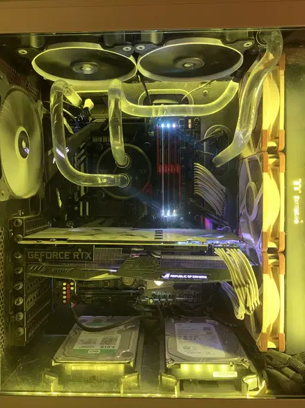 Intel Core i9-9900k ROG STRIX RTX 2070 8Gb Water Cooled