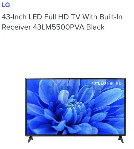 LG 43 inch LED Full HD 1 months use only