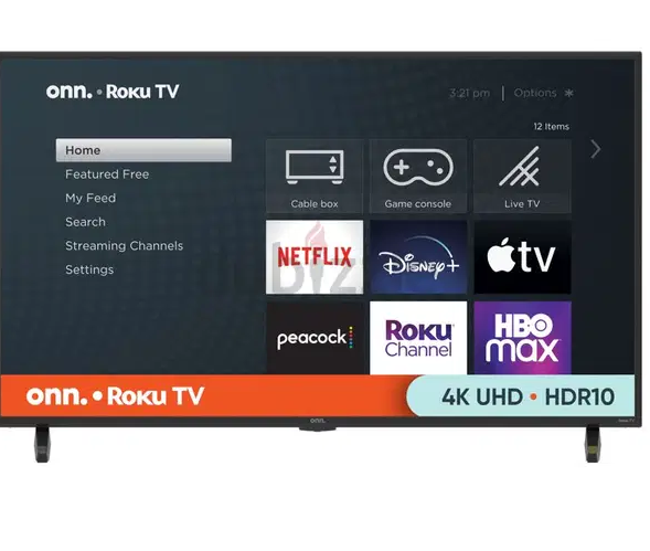 onn. 43inch 4K UHD LED Roku Smart TV HDR