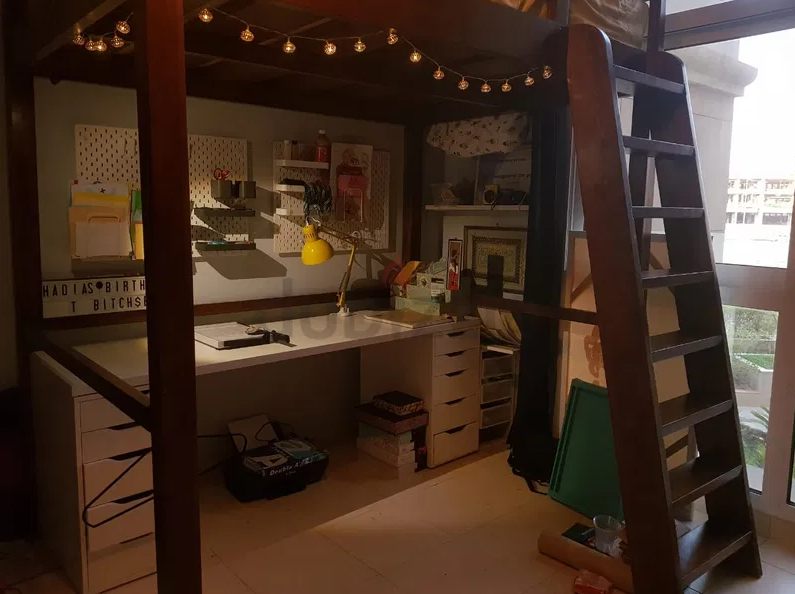 REAL WOOD UNIQUE BED DESIGN QUEEN SIZE