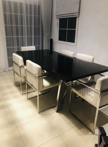 Pure hardwood dining table