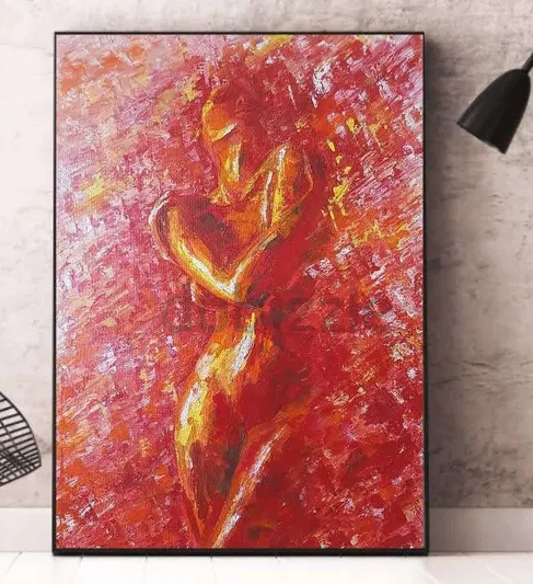 #Di_SHAYKH: original painting PASSION abstract handmade