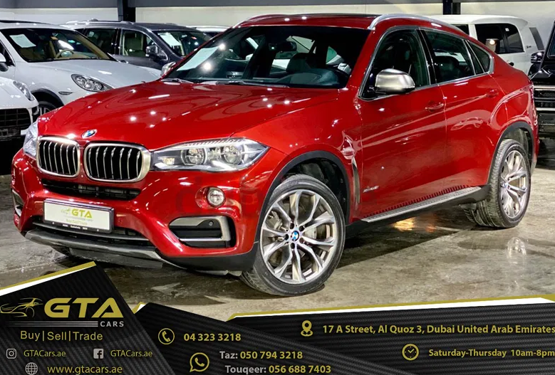 2015 BMW X6 xDrive50i, Warranty, Full History, Excellent Condition, GCC