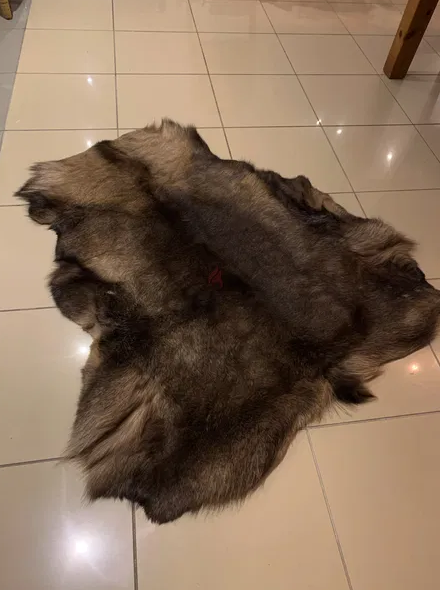 DEER FUR RUG – NEVER USED – BRAND NEW
