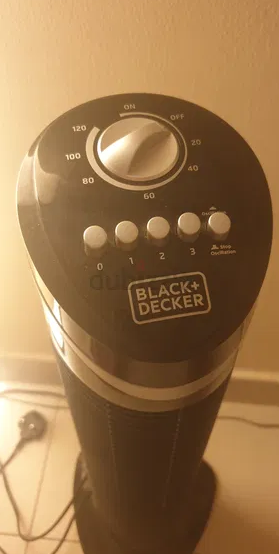 Black and Decker tower fan in perfect condition