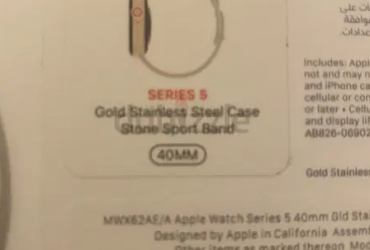Apple Watch Series 5 Stainless Steel Gold