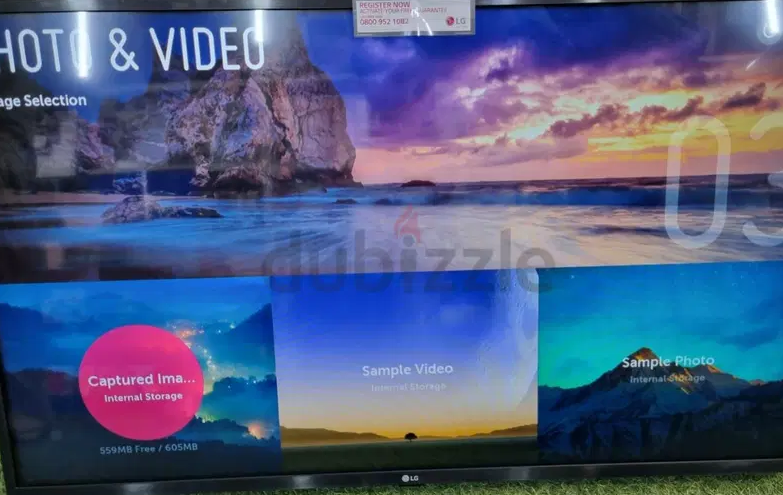 LG 43 inch Smart TV, Brand New