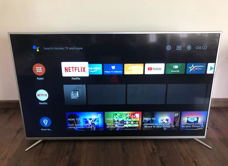 55 INCH PHILIPS 4K ULTRA HD ANDROID TV WITH AMBILIGHT SYSTEM