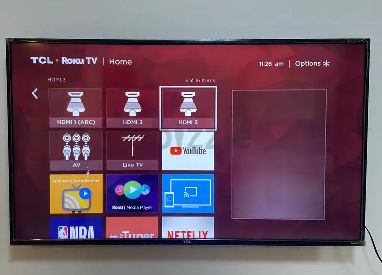 TCL 55 inch 4k UHD HDR smart tv
