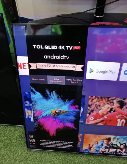 QLED 50” TCL Smart android 4k tv